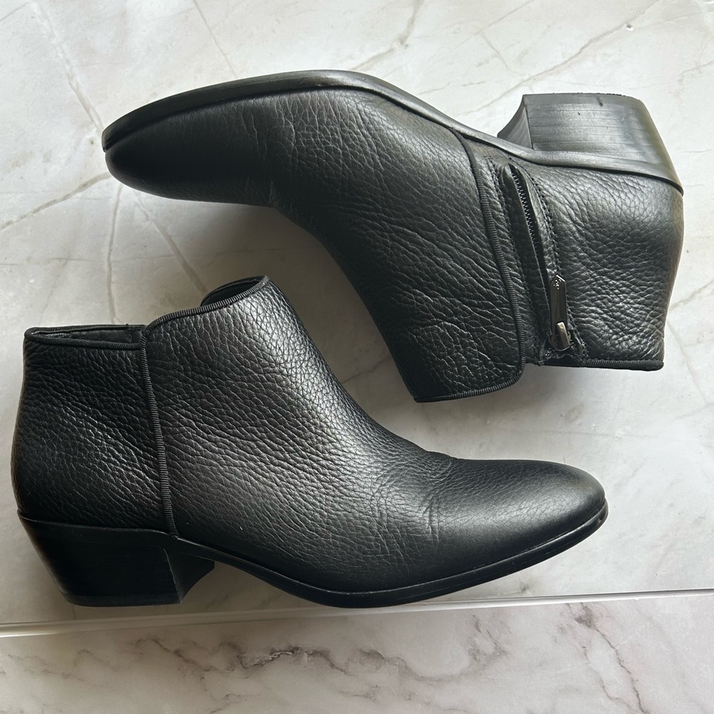 Sam Edelman Petty Ankle Bootie Black Leather